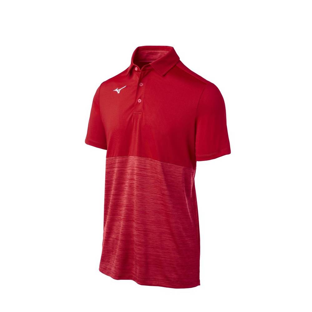 Polo Mizuno Alpha Para Hombre Rojos 4096178-IL